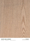 Face grain of rough sawn white oak lumber from Double B Custom Millworks, typical of every size