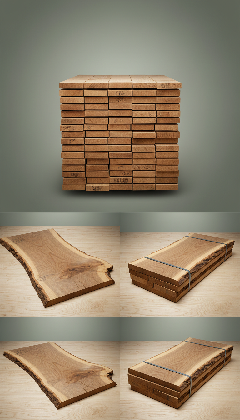 Quarter-Sawn Oak Plank