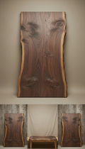 Walnut Live Edge Slab